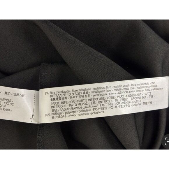 Zara Womens Slip Midi Dress Size XS Black Contrast Sequin Top 8741/269 NWT - Picture 13 of 16